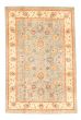 Bordered  Traditional Blue Area rug 6x9 Afghan Hand-knotted 346572