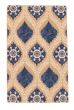 Casual  Transitional Green Area rug 3x5 Indian Flat-Weave 349535