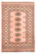 Bordered  Tribal Pink Area rug 3x5 Pakistani Hand-knotted 360046