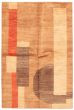 Casual  Contemporary Brown Area rug 5x8 Pakistani Hand-knotted 362521