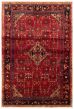 Bordered  Traditional Red Area rug 4x6 Persian Hand-knotted 364954