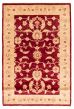 Bordered  Traditional Red Area rug 3x5 Afghan Hand-knotted 369384