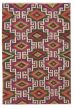 Flat-weaves & Kilims  Geometric Green Area rug 6x9 Turkish Flat-Weave 374499