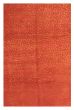 Modern Red Area rug 5x8 Nepal Hand-knotted 375055