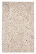Accent  Transitional Ivory Area rug 5x8 Argentina Handmade 376248