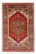 Bordered  Traditional Red Area rug 3x5 Indian Hand-knotted 377955