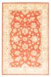 Bordered  Traditional Red Area rug 3x5 Pakistani Hand-knotted 379956