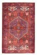 Bordered  Traditional Red Area rug 4x6 Turkish Hand-knotted 380432