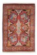 Bordered  Traditional Blue Area rug 3x5 Persian Hand-knotted 382366