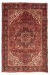 Bordered  Traditional Red Area rug 6x9 Persian Hand-knotted 385013