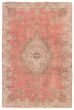 Vintage/Distressed Brown Area rug Unique Turkish Hand-knotted 388553
