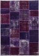 Transitional Purple Area rug 5x8 Turkish Hand-knotted 200404