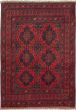 Traditional  Tribal Red Area rug 3x5 Afghan Hand-knotted 238384