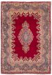 Vintage Red Area rug 9x12 Persian Hand-knotted 247123