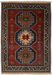 Bordered  Vintage Red Area rug 5x8 Turkish Hand-knotted 262721