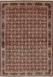 Bordered  Traditional Brown Area rug 3x5 Persian Hand-knotted 277637