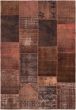 Casual  Transitional Brown Area rug 6x9 Turkish Hand-knotted 296514