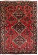 Bordered  Tribal Red Area rug 3x5 Persian Hand-knotted 299827