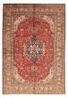 Bordered  Traditional Red Area rug 6x9 Persian Hand-knotted 323176