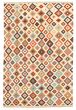 Flat-weaves & Kilims  Geometric Ivory Area rug 6x9 Turkish Flat-weave 329395