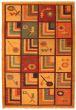 Bohemian  Transitional Ivory Area rug 5x8 Turkish Flat-weave 335741