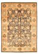 Bordered  Traditional Blue Area rug 5x8 Pakistani Hand-knotted 336402