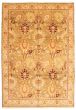 Bordered  Traditional Green Area rug 10x14 Pakistani Hand-knotted 338362