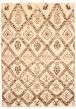 Moroccan  Tribal Ivory Area rug 10x14 Pakistani Hand-knotted 339539
