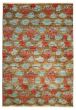Floral  Transitional Green Area rug 3x5 Pakistani Hand-knotted 341364