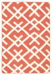 Flat-weaves & Kilims  Transitional Red Area rug 3x5 Indian Flat-weave 344383