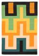 Contemporary  Transitional Multi Area rug 6x9 Turkish Flat-weave 344395