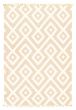Flat-weaves & Kilims  Transitional Ivory Area rug 3x5 Indian Flat-weave 344487