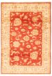 Bordered  Traditional Red Area rug 3x5 Afghan Hand-knotted 346645