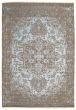 Transitional Grey Area rug 6x9 Indian Hand-knotted 349056