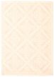 Braided  Tribal Ivory Area rug 5x8 Indian Braided Weave 349092