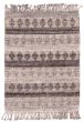 Braided  Transitional Grey Area rug 4x6 Indian Braided Weave 350067