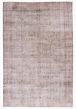 Bordered  Traditional Grey Area rug 6x9 Turkish Hand-knotted 362674