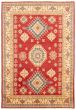 Bordered  Traditional Red Area rug 9x12 Afghan Hand-knotted 363493