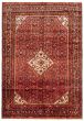 Bordered  Traditional Brown Area rug 6x9 Persian Hand-knotted 364975