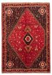 Bordered  Traditional Red Area rug 6x9 Turkish Hand-knotted 369160