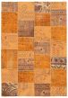 Transitional Brown Area rug 6x9 Turkish Hand-knotted 369329