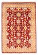 Bordered  Traditional Red Area rug 3x5 Indian Hand-knotted 370110