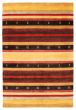 Gabbeh  Tribal Multi Area rug 5x8 Indian Hand Loomed 370892