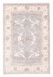 Bordered  Traditional Grey Area rug 5x8 Indian Hand-knotted 377789