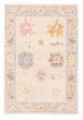 Bordered  Transitional Yellow Area rug 3x5 Pakistani Hand-knotted 382192