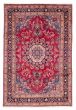 Bordered  Traditional Red Area rug 6x9 Persian Hand-knotted 383851