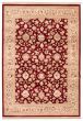 Bordered  Traditional Red Area rug 5x8 Belgium Machine Woven 387892