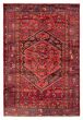 Bordered  Tribal Red Area rug 3x5 Turkish Hand-knotted 389251
