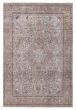 Overdyed  Transitional Grey Area rug 6x9 Turkish Hand-knotted 390933