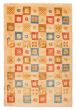 Transitional Ivory Area rug 5x8 Pakistani Hand-knotted 391882